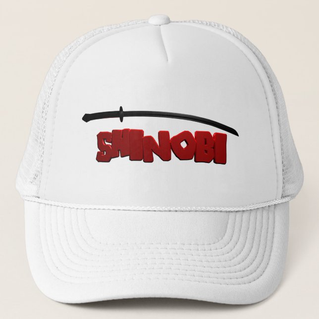 Casquette Noir de Shinobi (Devant)