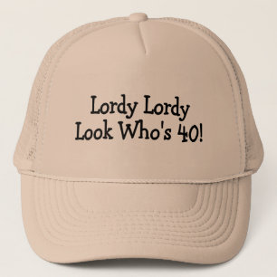 Casquette Noir de Whos 40 de regard de Lordy Lordy