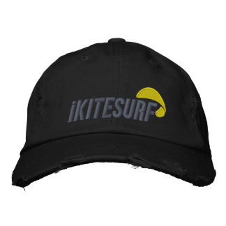 casquette noir en détresse iK