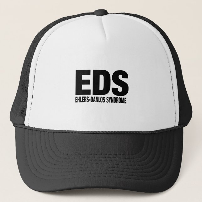 Casquette noir et blanc d'EDS (Devant)