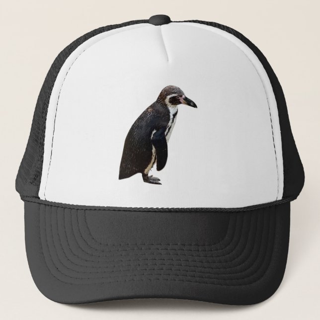 Casquette noir et blanc mignon de pingouin de (Devant)