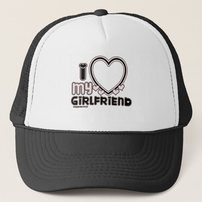 Casquette noir i luv 1 (Devant)