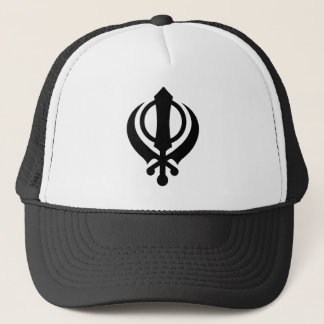 Casquette Noir sikh de Khanda
