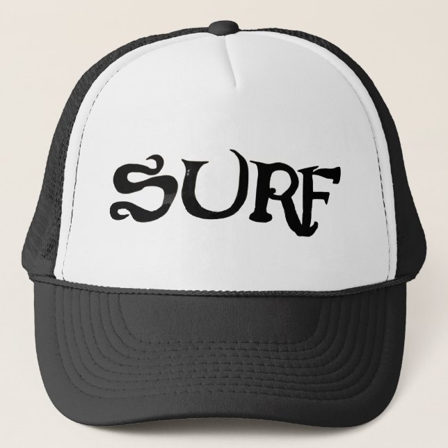 casquette noir surf (Devant)