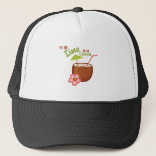 Casquette Noix de coco de chaux