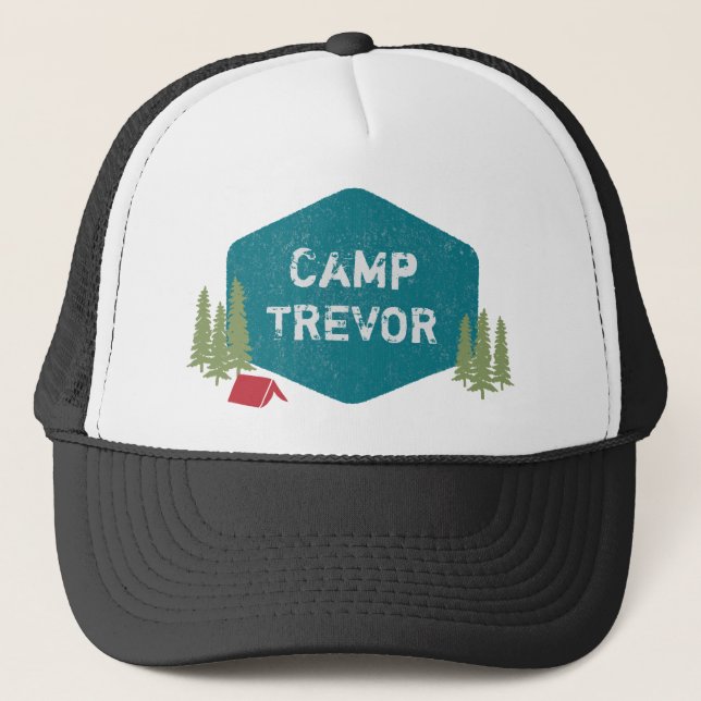 Casquette Nom de camp personnalisé Fête d'anniversaire (Devant)