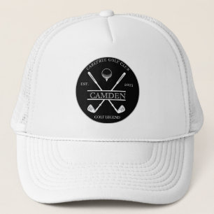 Casquette Nom de club de golf classique Logo