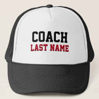 Casquette Nom de famille personnalisé de l'entraîneur