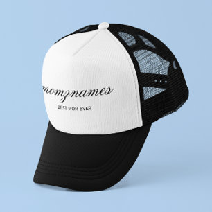 Casquette Nom de la calligraphie personnalisée de la meilleu