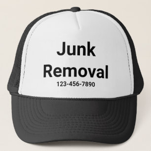 Casquette Nom de l'entreprise de déblayage Téléphone Votre T