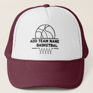 Casquette Nom de l'équipe de basket-ball, basket-ball person