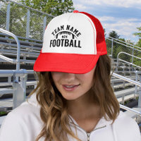 Nom d'équipe de football personnalisé Numéro Rouge