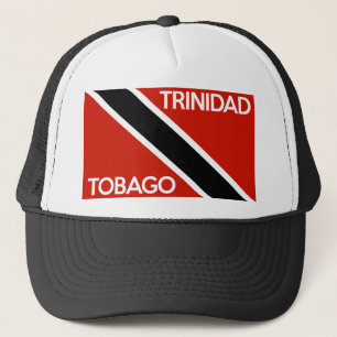 Casquette nom des textes de drapeau de pays du Trinidad