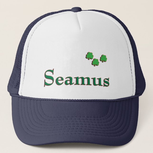 Casquette Nom d'Irlandais de Seamus (Devant)