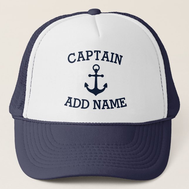 Casquette Nom du capitaine (Devant)