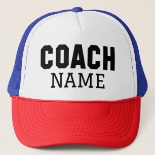 Casquette Nom du coach