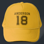 Casquette Nom du sport Numéro de votre joueur favori<br><div class="desc">Nom du sport Numéro Y notre Joueur favori</div>