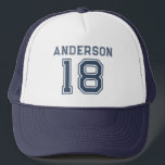Casquette Nom du sport Numéro de votre joueur favori<br><div class="desc">Nom du sport Numéro Y notre Joueur favori</div>