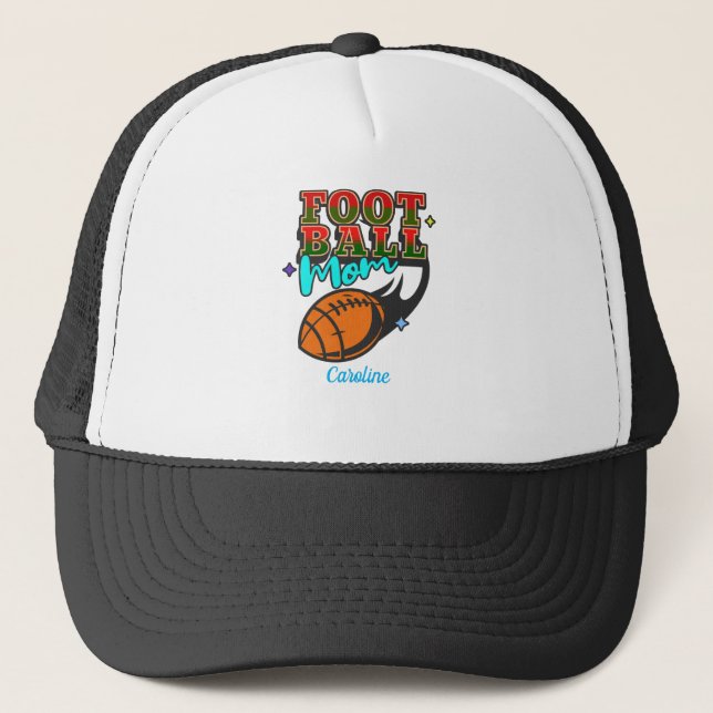 Casquette Nom modifiable MOM FOOTBALL (Devant)