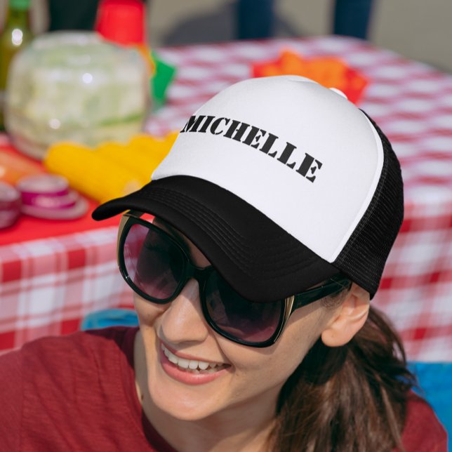 Casquette Nom Monogramme personnalisé (Créateur téléchargé)