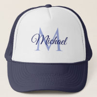 Nom Monogramme Pour Elle Pour Lui Blanc Et Marine