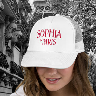 Casquette Nom Personnalisé à Paris Thème Enterrement de Vie 