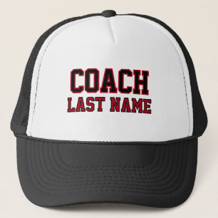 Casquette Nom personnalisé de l'entraîneur