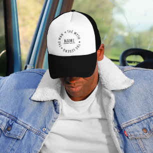 Casquette Nom personnalisé L'Homme Le Mythe La Légende