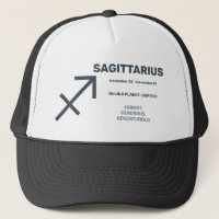 Nom personnalisé / Texte Symbole zodiaque Sagittar