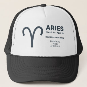 Casquette Nom personnalisé / Texte Zodiac Signes