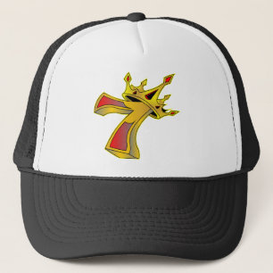 Casquette Nombre chanceux 7 avec le tatouage de couronne