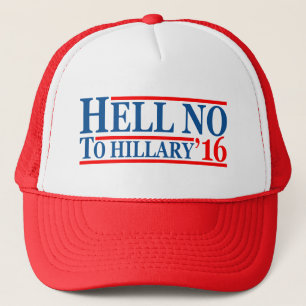 Casquette Non à Hillary de 'casquette 16 camionneurs