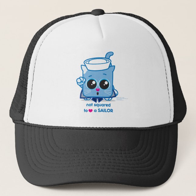 Casquette Non carré POUR AIMER un marin (Devant)