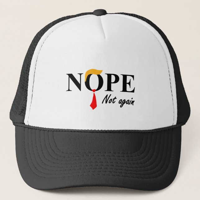 Casquette Non. Pas À Nouveau. (Devant)