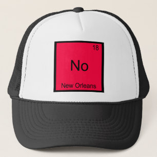 Casquette Non - Symbole de l'élément chimique de la ville de