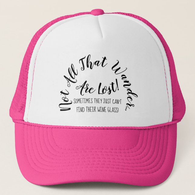 Casquette Non tout cet Wander sont vin perdu de retraite de (Devant)