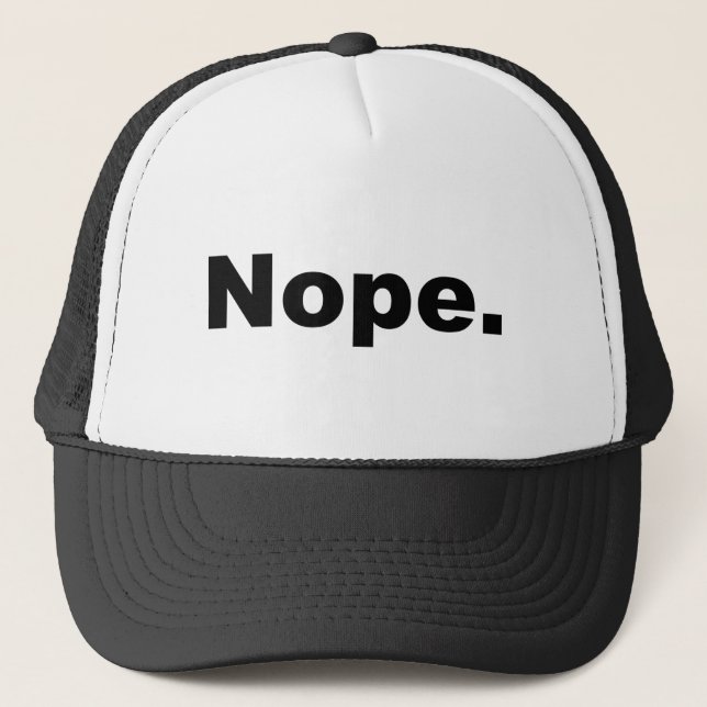 Casquette Nope (Devant)