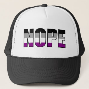 Casquette Nope Asexuel Pride drapeau Ace Pride