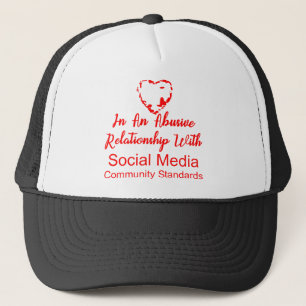 Casquette Normes communautaires sur les médias sociaux abusi