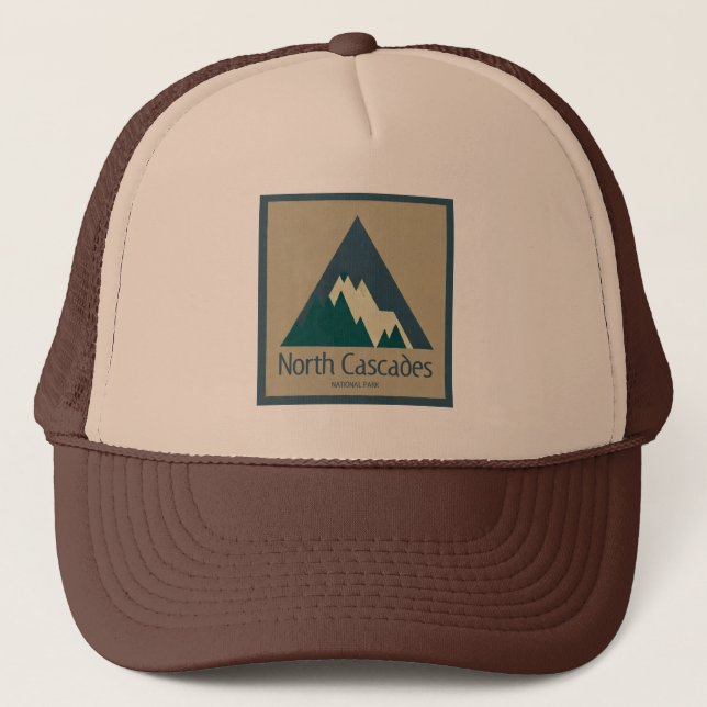 Casquette North Cascades Parc National Rustique (Devant)