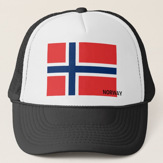 Casquette norvégien de drapeau (Devant)