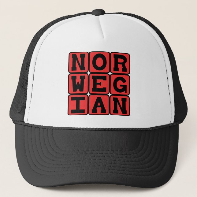Casquette Norvégien, Nationalité (Devant)