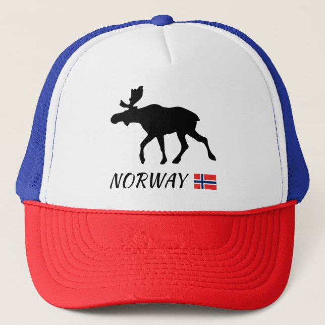 Casquette Norway Elk and Flag (Devant)