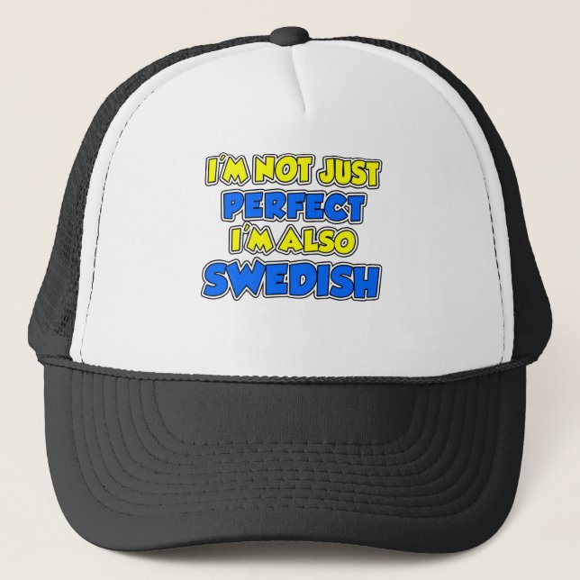 Casquette Not Just Perfect Swedish (Devant)
