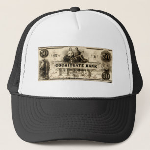 Casquette Note de 50 dollars Cochituate 1853