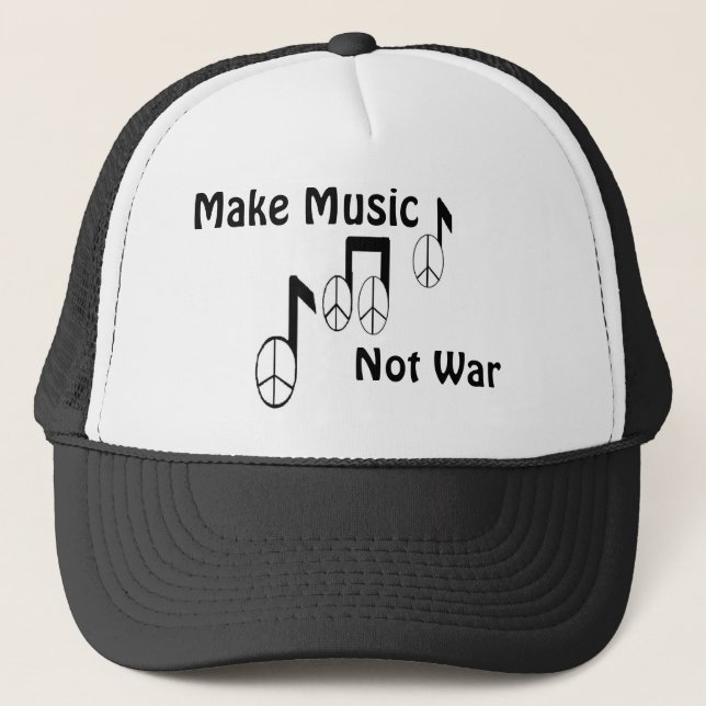 Casquette notes de musique (Devant)