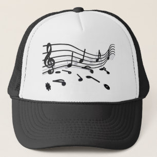 Casquette Notes, musique