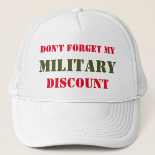 CASQUETTE N'OUBLIE PAS MA RÉDUCTION MILITAIRE