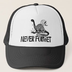 Casquette N'oubliez jamais le dinosaure