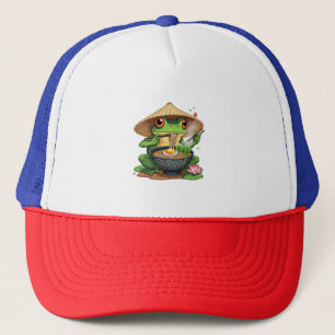 Casquette Nouilles de grenouilles esthétiques japonaises Kaw
